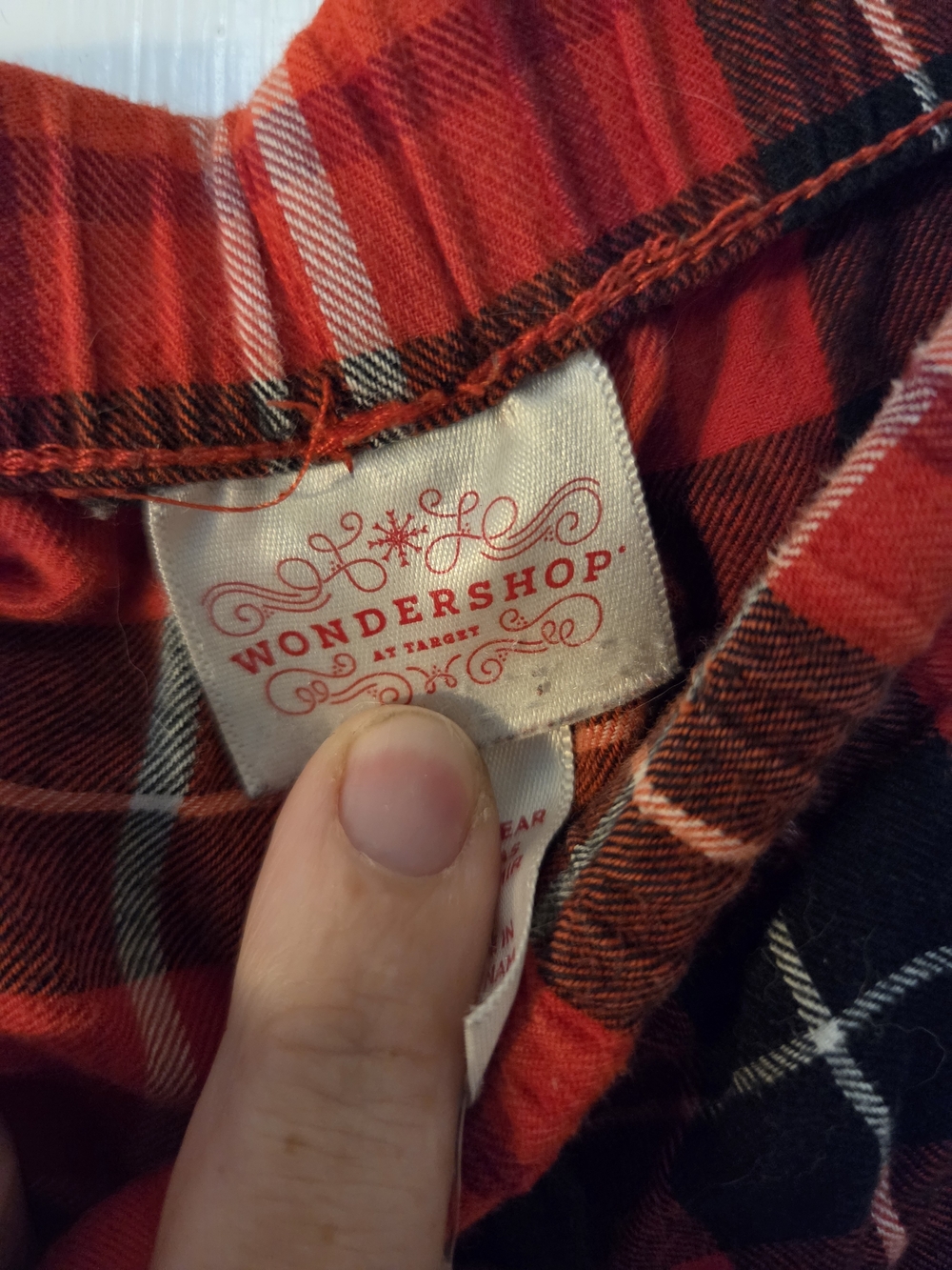 Wondershop Red and Black Plaid Women's Pajama Pants - Picture 2 of 3